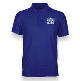 Airbus A380 & Plane Designed Polo T-Shirts