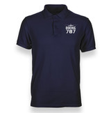 Boeing 787 & Plane Designed Polo T-Shirts