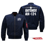 Antonov AN-124 Silhouette & Designed Pilot Jackets (Customizable)
