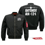 Antonov AN-124 Silhouette & Designed Pilot Jackets (Customizable)