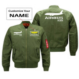 Airbus A320 Printed Pilot Jackets (Customizable)