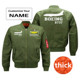 Boeing 737 Printed Pilot Jackets (Customizable)