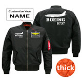 Boeing 737 Printed Pilot Jackets (Customizable)
