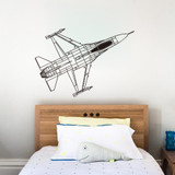 F16 Fighting Falcon Designed Wall Stickers