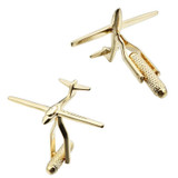 Stylish Airplane Shaped Cuff Links