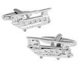 Big Helicopter Shaped Cuff Links