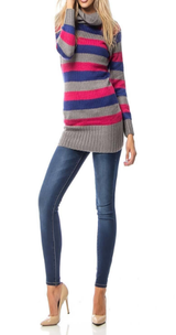 Women's Long Sleeve Turtleneck Sweater