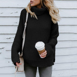 Women's Long Sleeve Turtleneck Sweater