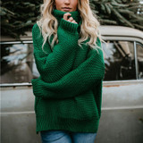 Women's Long Sleeve Turtleneck Sweater