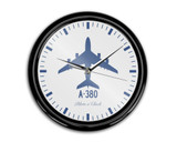 Airbus A380 Printed Wall Clocks