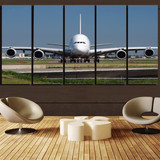 Face to Face with Airbus A380 Printed Canvas Prints (5 Pieces)