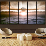 Graphical Propeller Printed Canvas Prints (5 Pieces)