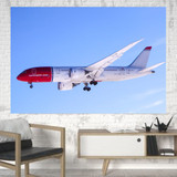 Norwegian Boeing 787 Printed Canvas Posters (1 Piece)