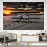 Beautiful Show Airplane Printed Canvas Posters (1 Piece)