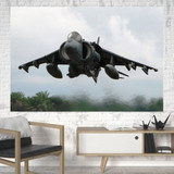 Departing Super Fighter Jet Printed Canvas Posters (1 Piece)