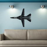 Superjet from Above Designed Wall Sticker