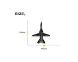 Superjet from Above Designed Wall Sticker