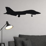 Landing Superjet Designed Wall Sticker