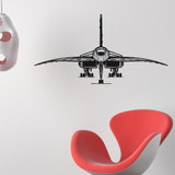 Face to Face with Concorde Designed Wall Sticker