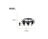 Military Turboprop Designed Wall Sticker Military Turboprop Designed Wall Sticker