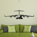 Face to Face with Military Cargo Aircraft Designed Wall Sticker