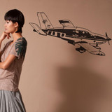 Rolling Propeller Designed Wall Sticker