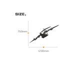 Rolling Airbus A400M Designed Wall Sticker