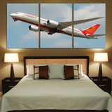 Air India's Boeing 787 Printed Canvas Posters (3 Pieces)