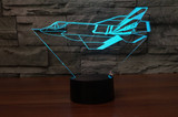 Cruising Fighting Falcon F35 Designed 3D Lamp