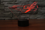 Cruising Fighting Falcon F35 Designed 3D Lamp