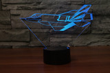 Cruising Fighting Falcon F35 Designed 3D Lamp
