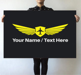 Customizable Name & Badge Printed Posters