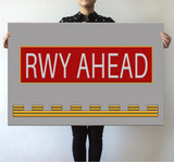 Runway Ahead Designed Posters