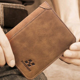 IPRee® Men's Vintage RFID Blocking Trifold Wallet PU Leather ID Credit Card Holder
