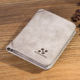 IPRee® Men's Vintage RFID Blocking Trifold Wallet PU Leather ID Credit Card Holder
