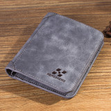 IPRee® Men's Vintage RFID Blocking Trifold Wallet PU Leather ID Credit Card Holder