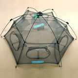 ZANLURE New Folded 80x80cm/100X100cm Folding Crab fish Minnow Fishing Trap Cast Net Fishing Net