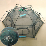 ZANLURE New Folded 80x80cm/100X100cm Folding Crab fish Minnow Fishing Trap Cast Net Fishing Net
