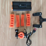 XANES DL06 1200LM 2T6 150° Large Floodlight 6000mAh Battery Bicycle Headlight 4 Modes USB Rechargeable