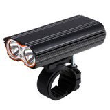 XANES DL06 1200LM 2T6 150° Large Floodlight 6000mAh Battery Bicycle Headlight 4 Modes USB Rechargeable