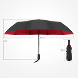 Xmund XD-HK3 Single/Double Layer Umbrella UPF50+ 2-3 People Portable Automatic Umbrella Camping Three Folding Sunshade