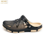 HEMU Men's Slippers Non-Slip Quick Drying Waterproof Deodorant Fashion Sports Casual Sandals
