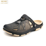 HEMU Men's Slippers Non-Slip Quick Drying Waterproof Deodorant Fashion Sports Casual Sandals