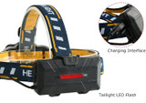 XANES® 2606-8 3300LM 2T6+4*XPE+2*COB LED Headlamp 8 Modes Camping Cycling Hunting Emergency Lantern