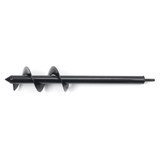 8x45cm Garden Auger Earth Planter Drill Bit Post Hole Digger Earth Planting Auger Drill Bit for Electric Drill (8x45cm)