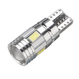T10 W5W 5630 LED Car Side Marker Lights Canbus Error Free Wedge Bulb Lamp 12V 2.5W White 1Pcs