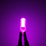 T10 W5W COB LED Car Side Wedge Marker Lights Canbus Error Free License Bulb Soft Gel 2W 1pcs