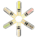 T10 W5W COB LED Car Side Wedge Marker Lights Canbus Error Free License Bulb Soft Gel 2W 1pcs