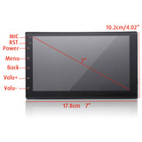 iMars 7 Inch 2 Din Car MP5 Player for Android 8.0 2.5D Screen Stereo Radio GPS WIFI bluetooth FM with Rear Camera