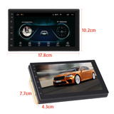 iMars 7 Inch 2 Din Car MP5 Player for Android 8.0 2.5D Screen Stereo Radio GPS WIFI bluetooth FM with Rear Camera